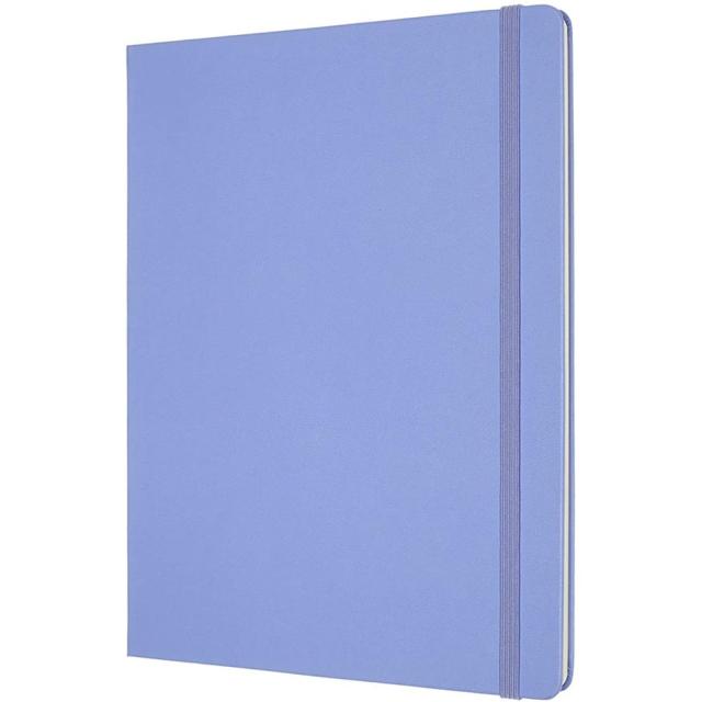 Agenda Moleskine Extra Large Plain Hydrangea Blue, 25 x 19 cm, velina, 240 file