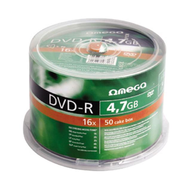 DVD±R Omega, 16x, 4.7 GB, 50 bucati/shrink