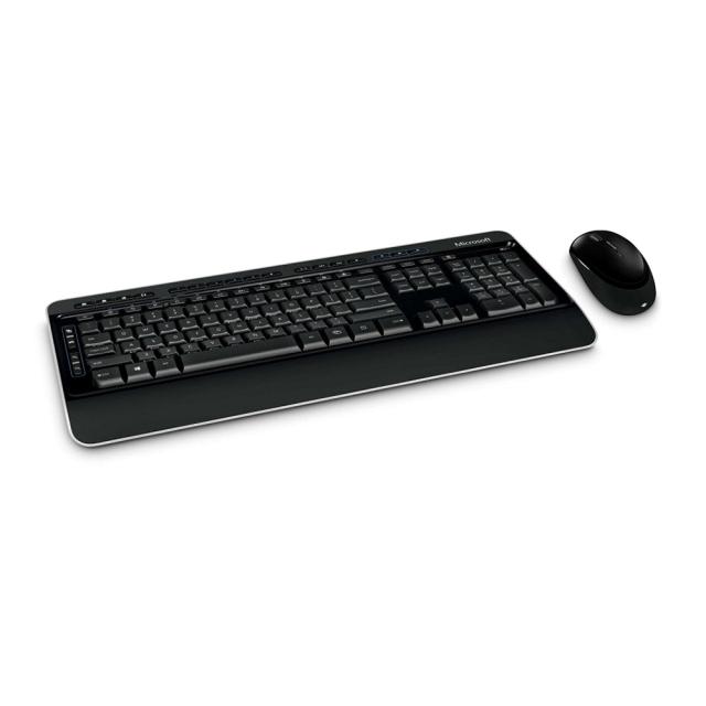 Kit tastatura si mouse Microsoft Desktop 3050, Wireless, negru