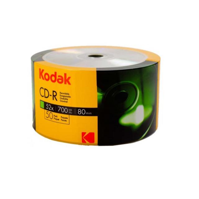 CD R80 Kodak printabil inkjet 700 MB, 50 bucati/set