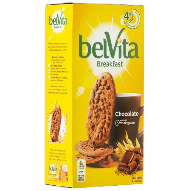 Biscuiti Belvita Start Cereale & Ciocolata, 300 g