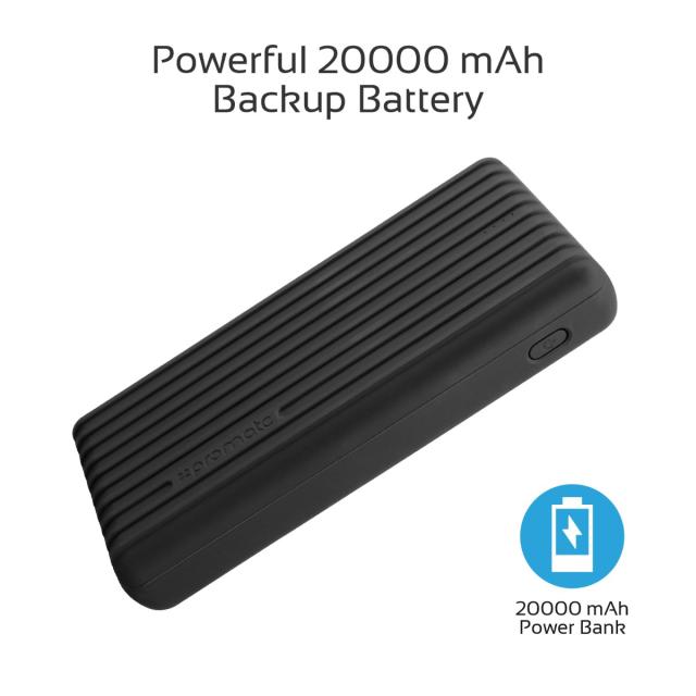 Baterie externa Promate Titan-20C 20.000 mAh, USB Type-C, Neagra
