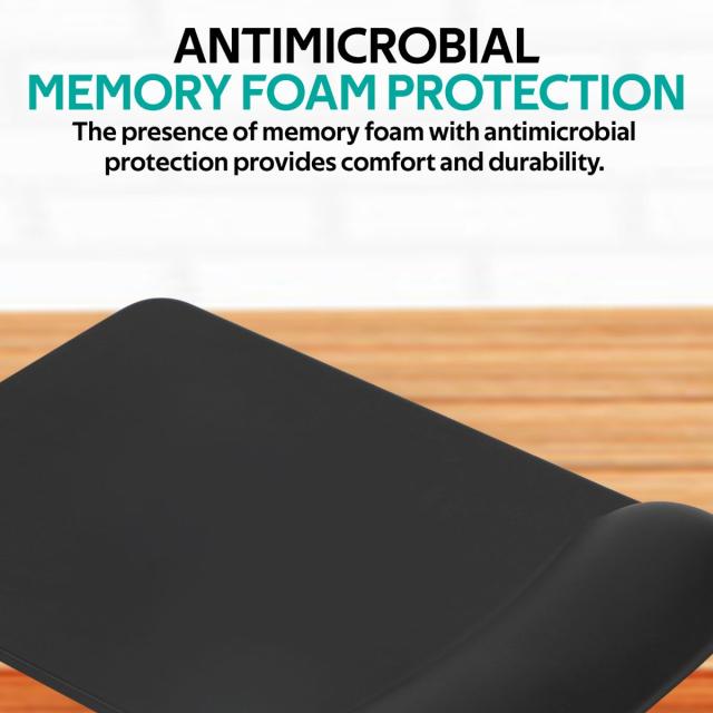 Mouse pad Promate Accutrack -3 Ergonomic, spuma cu memorie, suprafata antimicrobi