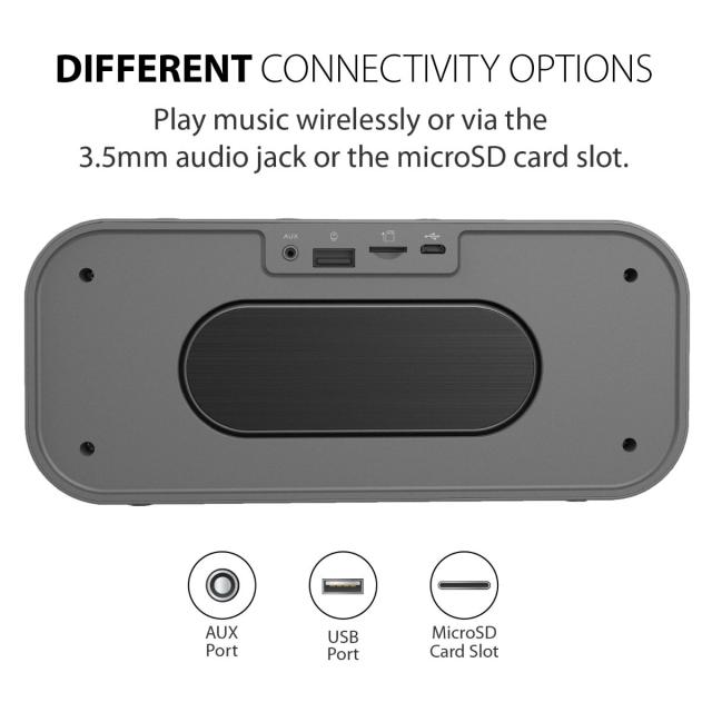 Boxa Portabila Promate Otic, Wireless, Bluetooth, Negru