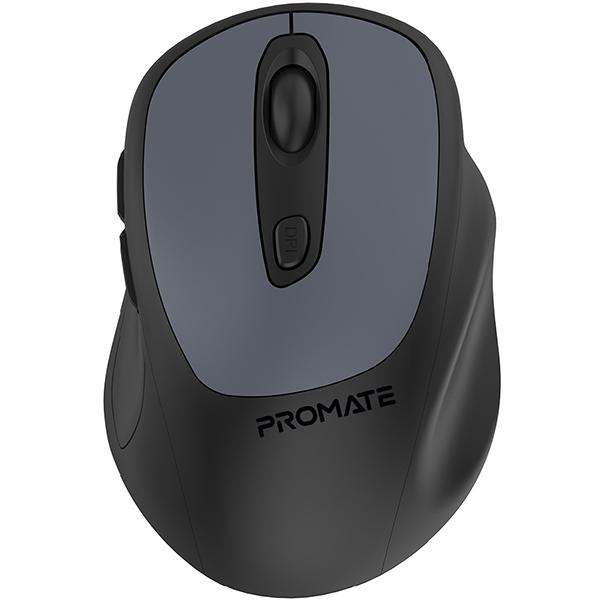 Mouse Wireless PROMATE Clix-9, 1600 dpi, negru-gri