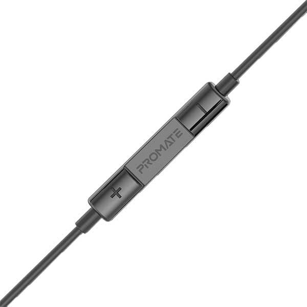 Casti PROMATE GearPod-C2, Cu Fir, In-Ear, Microfon, Type C, negru