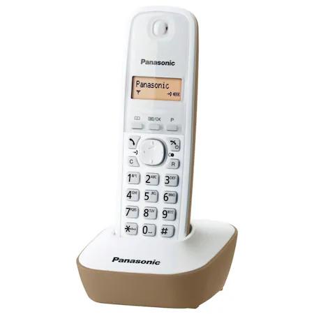 Telefon DECT Panasonic TG-1611FXW alb/bej