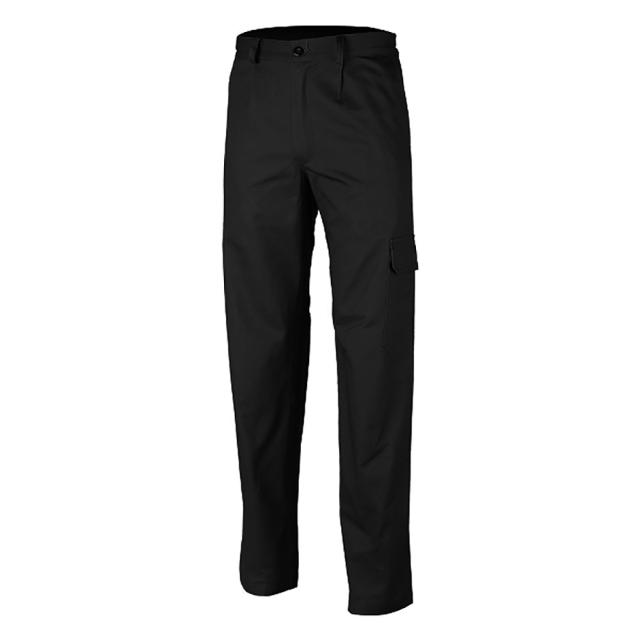 Pantaloni, talie, bumbac, negri, marime 52-54 / XL
