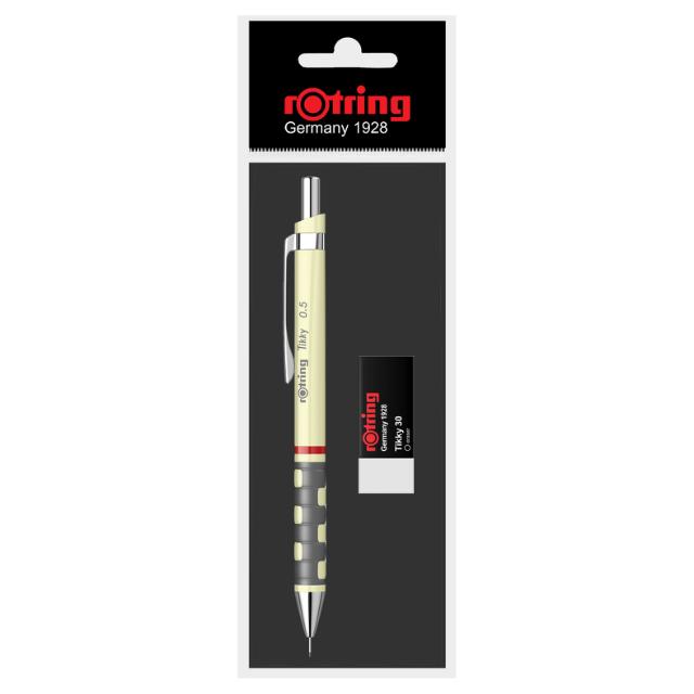 Set creion mecanic Rotring Tikky 0.5 mm + radiera, diverse culori