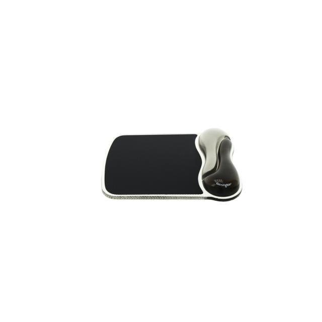 Mouse Pad Kensington Duo Gel, cu suport ergonomic pentru incheietura mainii, cu gel, fumuriu/negru