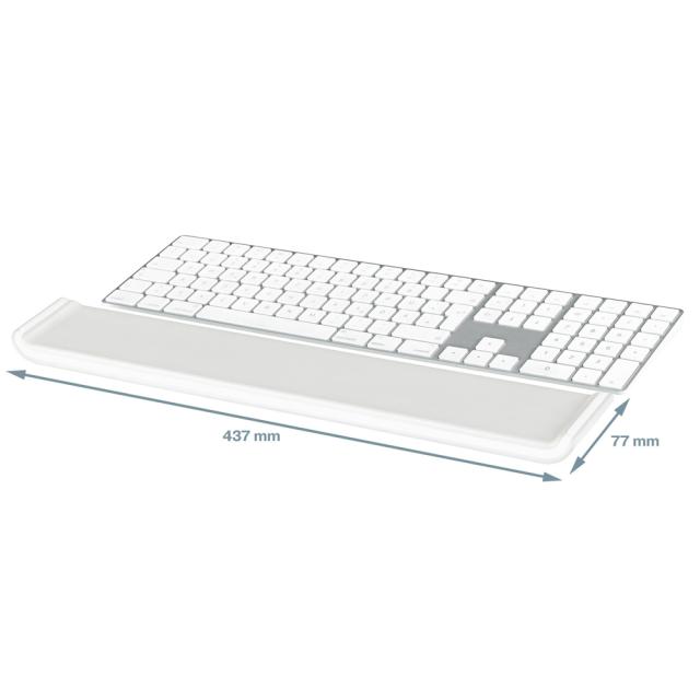 Suport ergonomic Leitz Ergo Cosy, pentru tastatura, gri deschis