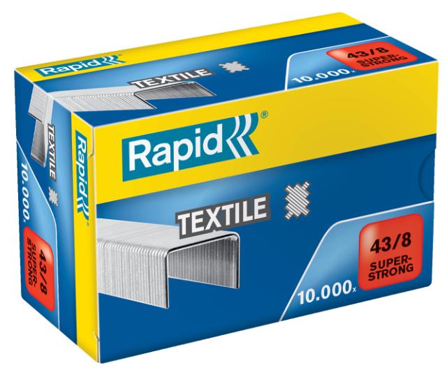 Capse Rapid Super Strong 43/8 G pentru textile 10000/cutie