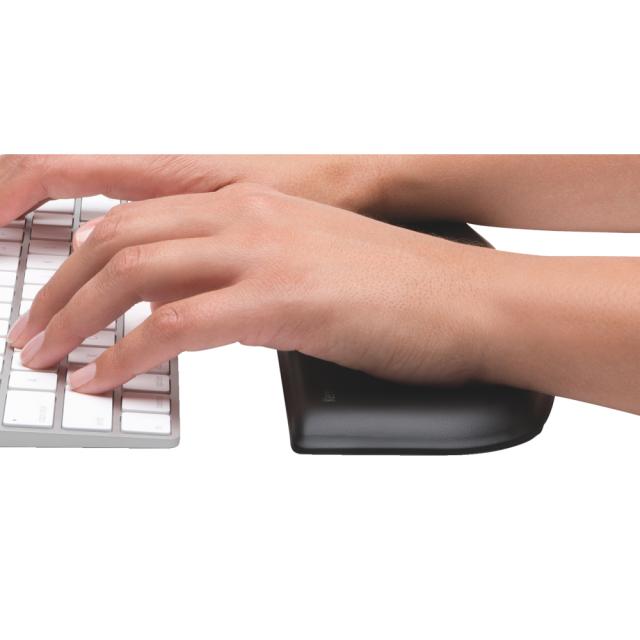 Suport ergonomic Kensington ErgoSoft Compact, pentru incheietura mainii, pentru tastatura slim, negru