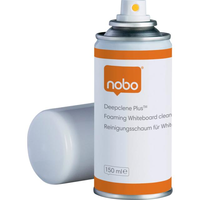 Spray NOBO Clene Plus, spuma, pentru curatare table si flipcharturi, uz regulat, 400 ml