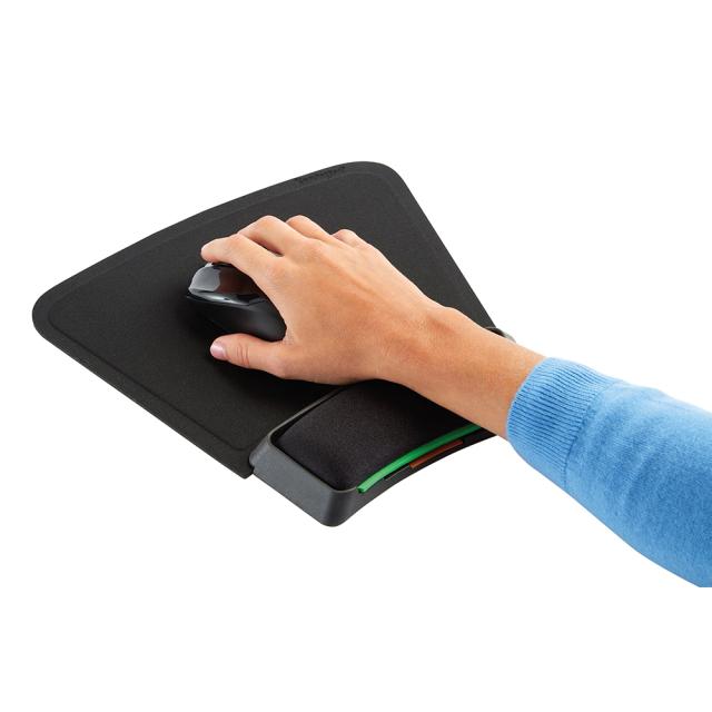 Mouse Pad Kensington SmartFit, cu suport ergonomic pentru incheietura mainii, ajustabil, negru
