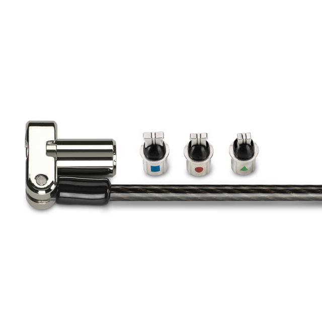 Cablu de securitate Kensington, universal 3-in-1, cu cheie, (pt slot T-Bar & Nano & Wedge)