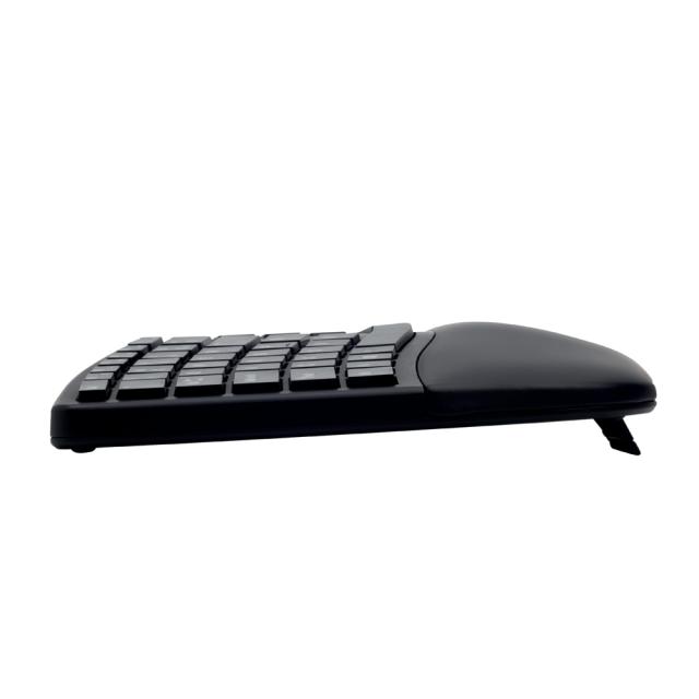 Kit tastatura + mouse Kensington ProFit Ergo, conexiune wireless, negru