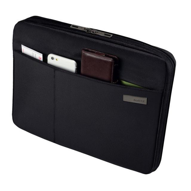 Husa Leitz Complete Organizer pentru Tableta PC 10 inch Smart Traveller, negru