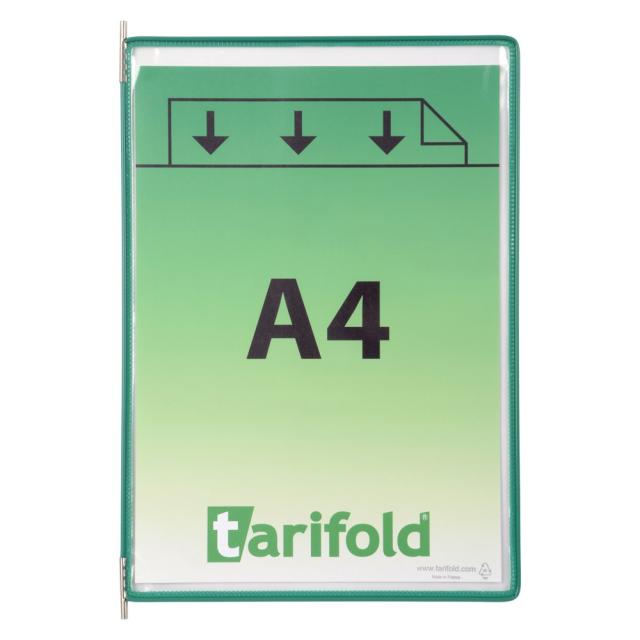 Display Tarifold, A4, 10 bucati/set, verde