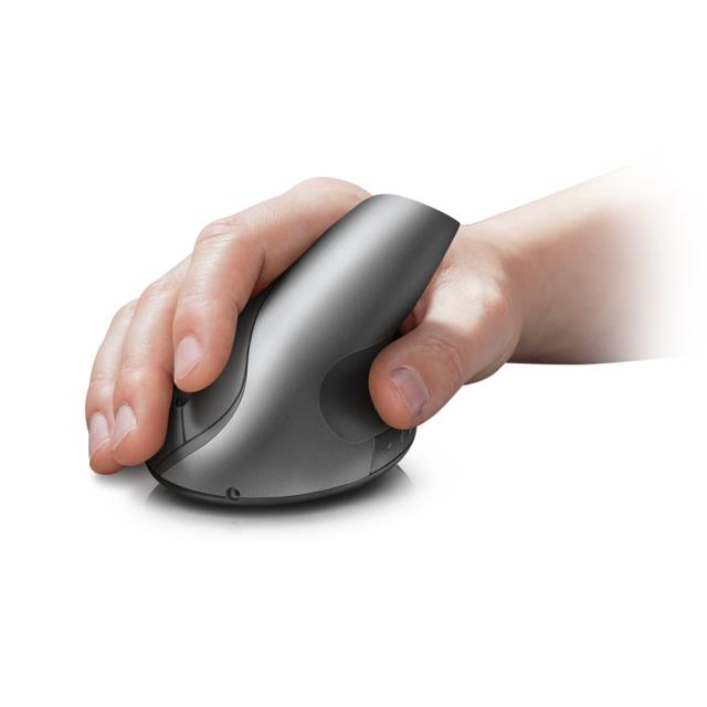 Mouse ergonomic wireless Trust Varo, USB, acumulator integrat, rezistent