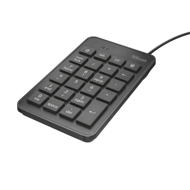 Tastatura numerica USB Trust Xalas, rezistenta, durabila
