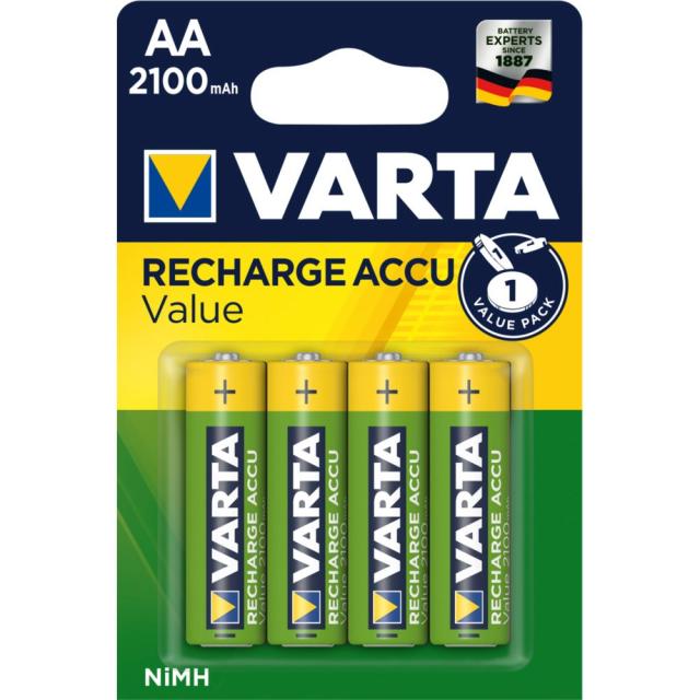Acumulatori Varta Value, AA, 2100mAh, 4 bucati/set