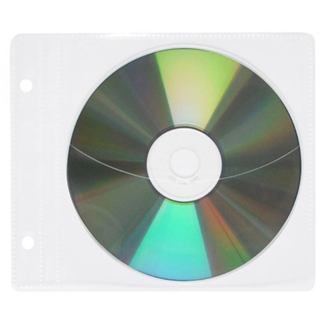 File pentru CD, transparente, 10 buc/set