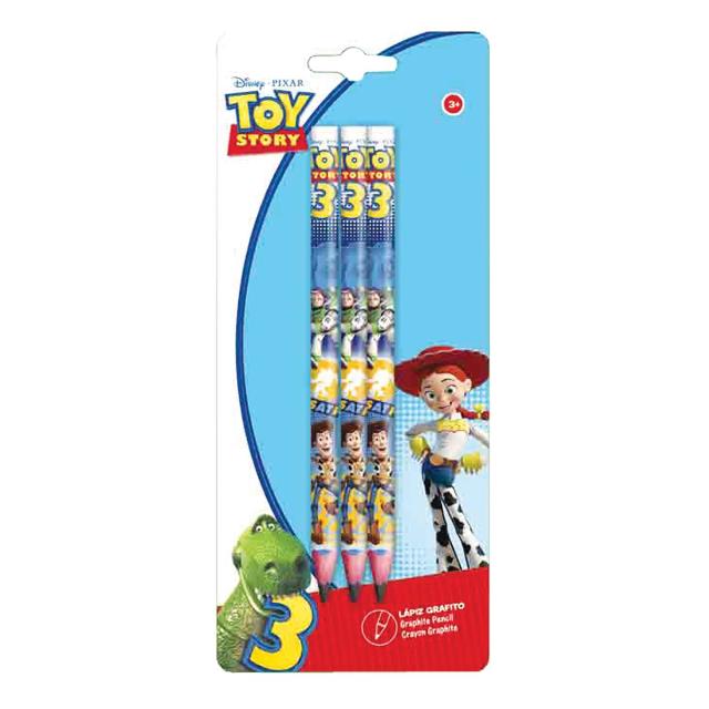 Creion grafit Toy Story, 3 buc/blister