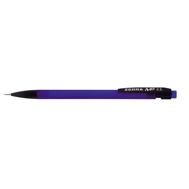 Creion mecanic Zebra MP, mina 0.5 mm, corp plastic, albastru