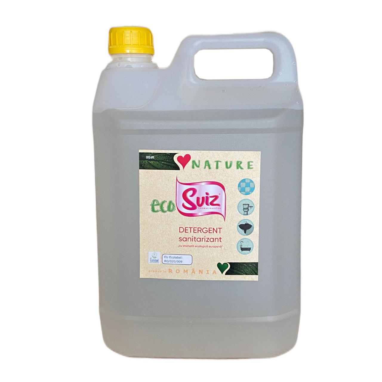 Detergent sanitizant pentru bai Ecosviz, 5 L