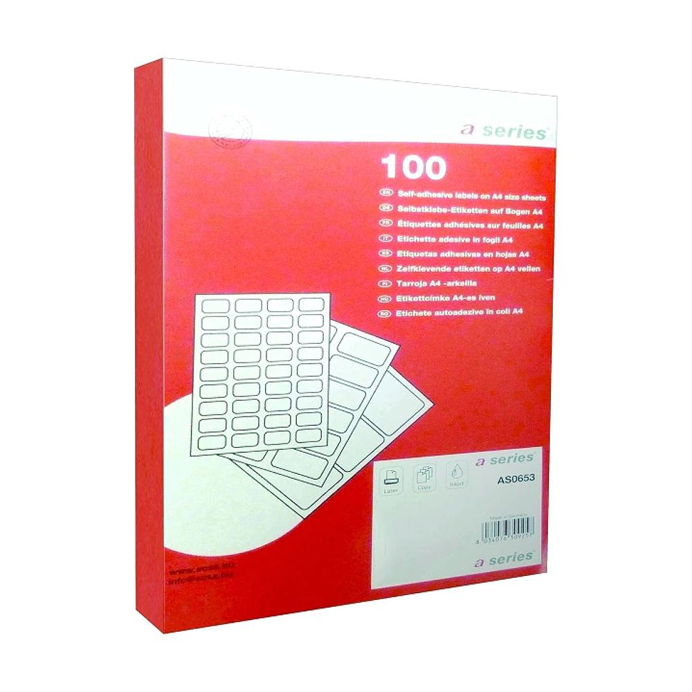 Etichete A-series, 210 mm x 297 mm, 100 coli/top