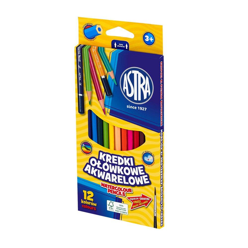 Creioane colorate Astra, cu vopsea pe baza de apa