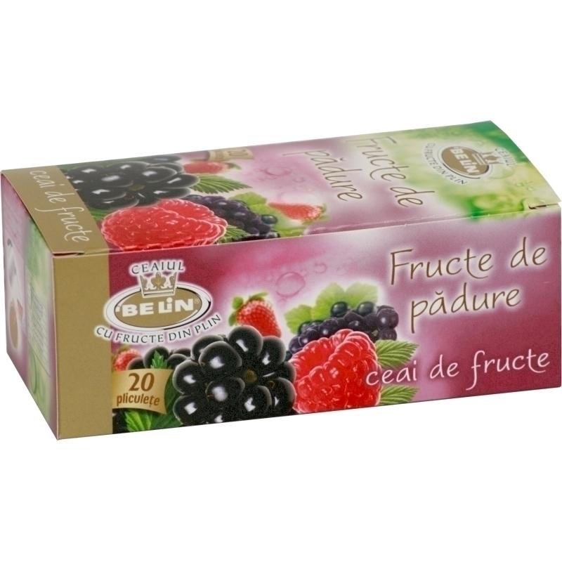 Ceai fructe de padure Belin, 20 plicuri/cutie
