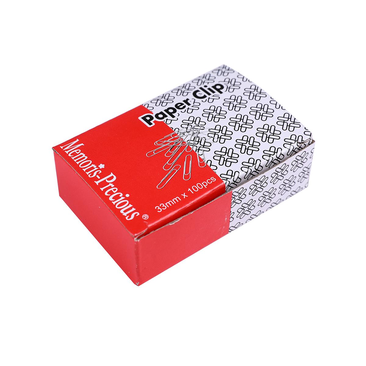 Agrafe Memoris-Precious, 33 mm, zincate, 10 cutii x 100 bucati/cutie