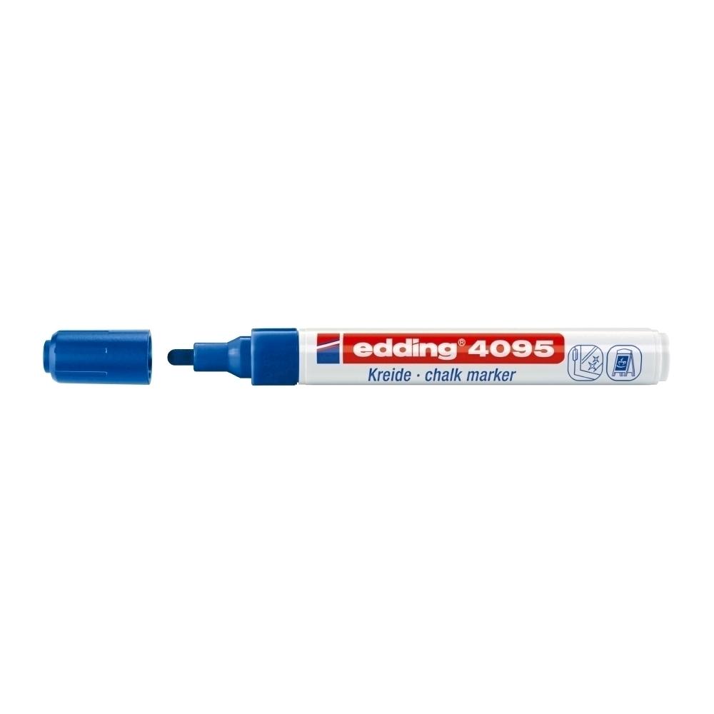Marker pentru sticla Edding 4095, albastru