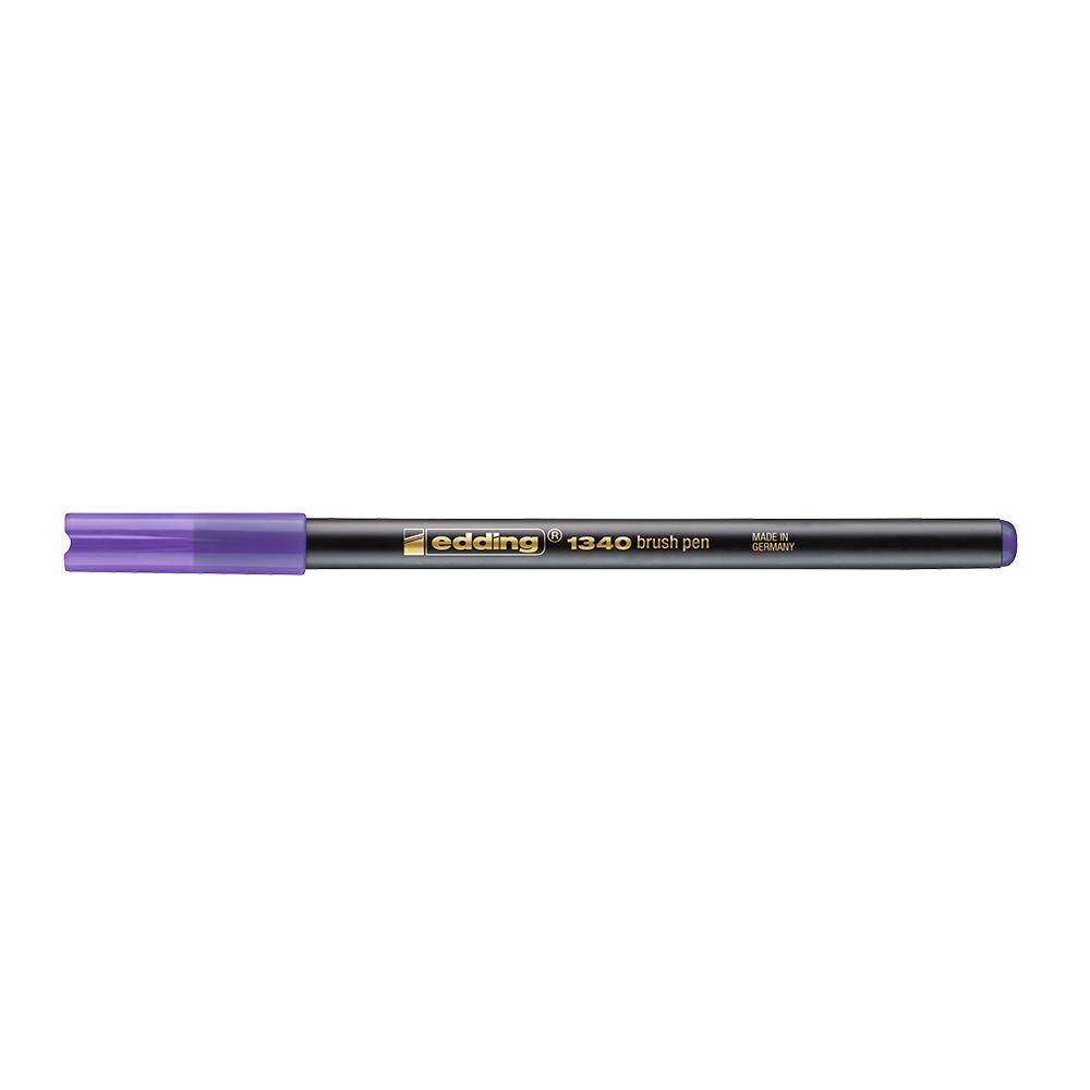 Marker Edding 1340, varf tip pensula, violet
