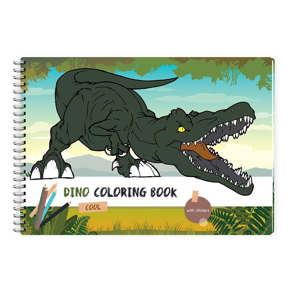 Carte de colorat creativa Dino, A4, 21 pagini, 150 g