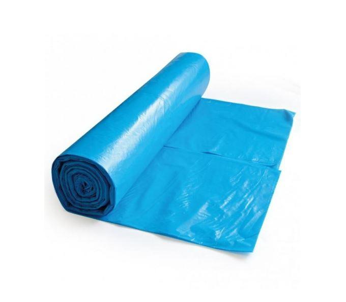 Saci menajeri HDPE, albastri, 50x68 cm, 35L, 6.8 microni, 50 saci/rola