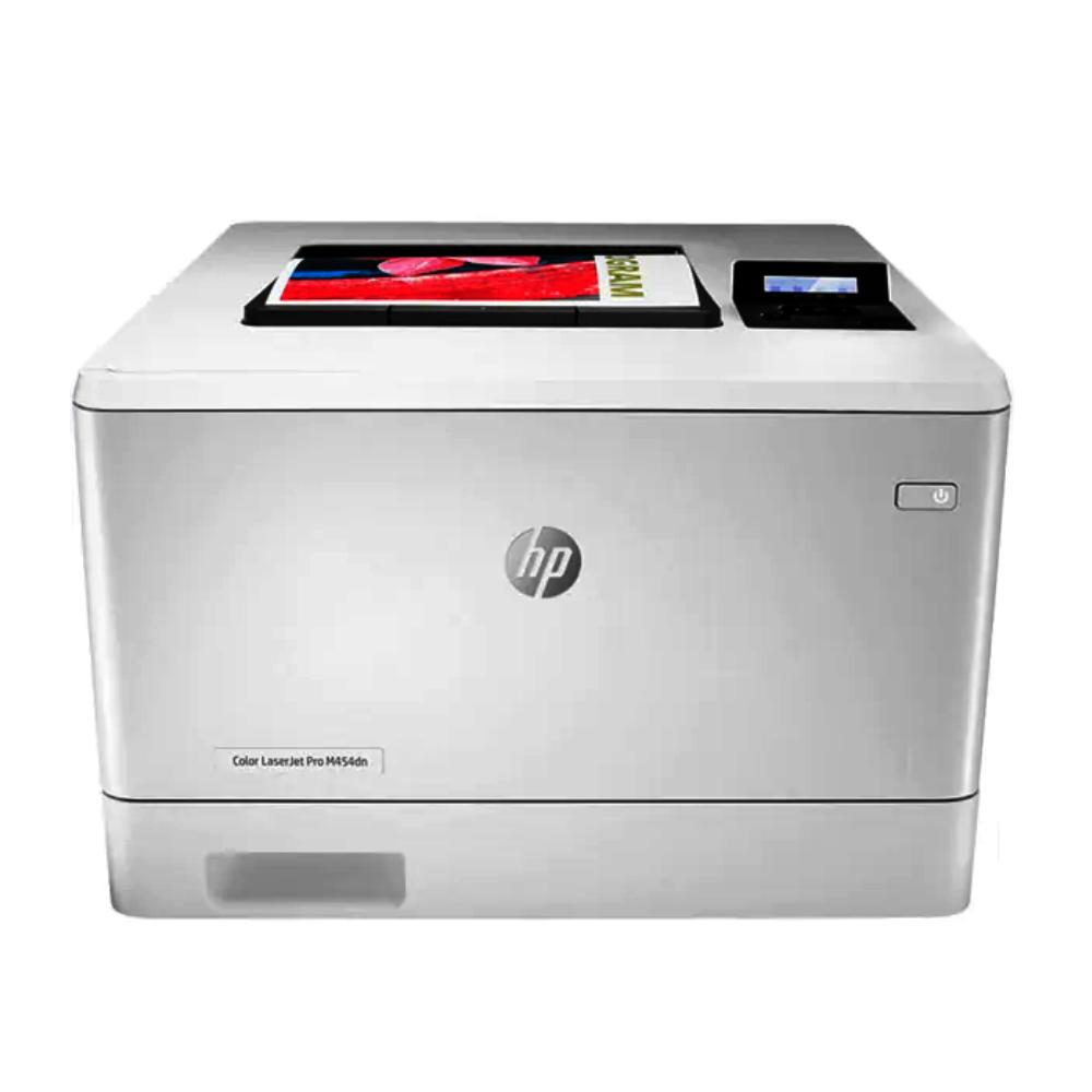 Imprimanta laser color HP LaserJet Pro M454dn, A4, USB, retea