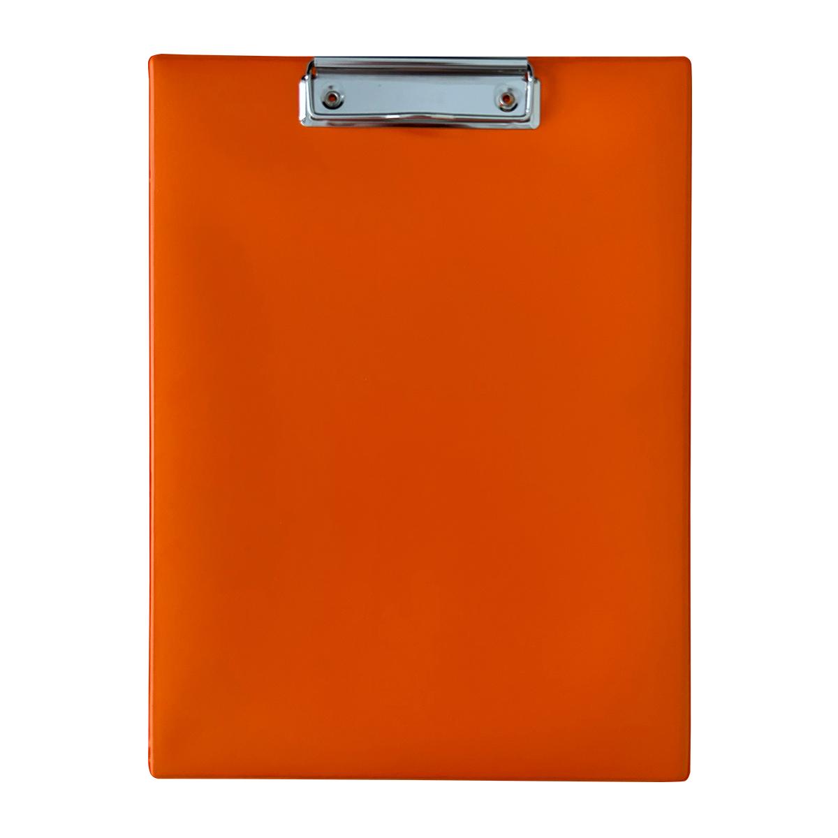 Clipboard simplu A4, PVC, portocaliu