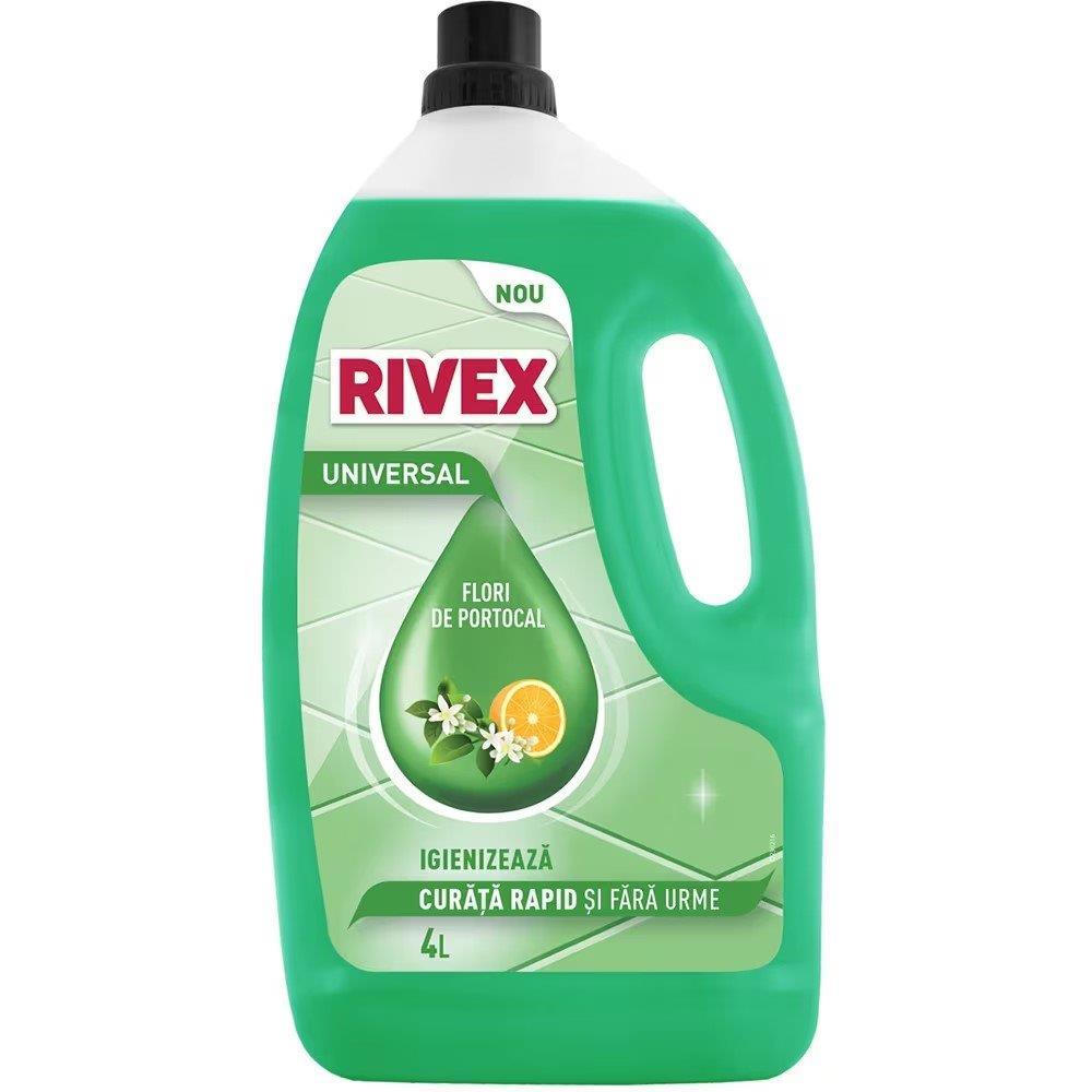 Detergent pardoseala, Rivex Casa, de portocale, 4 l