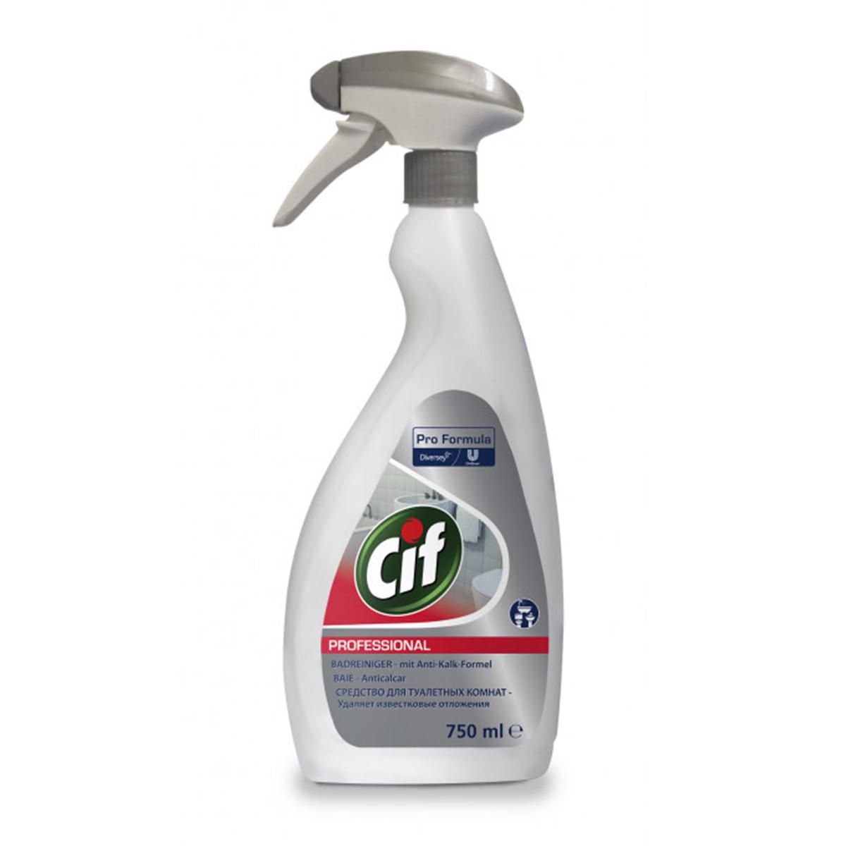 Detergent pentru baie Pro formula Cif 2in1, 750ml