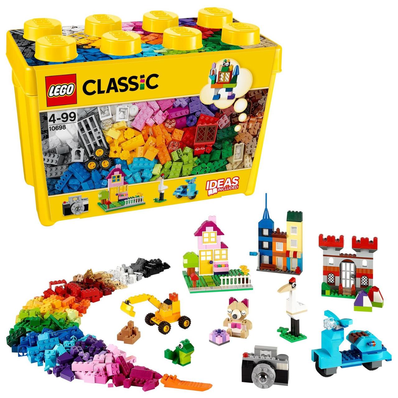 LEGO Classic, Cutie mare de constructie creativa LEGO, numar piese 790, varsta 4+