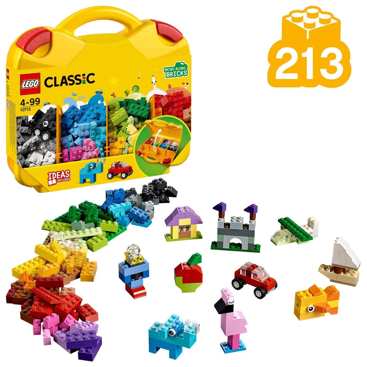 LEGO Classic, Valiza creativa, numar piese 213, varsta 4+