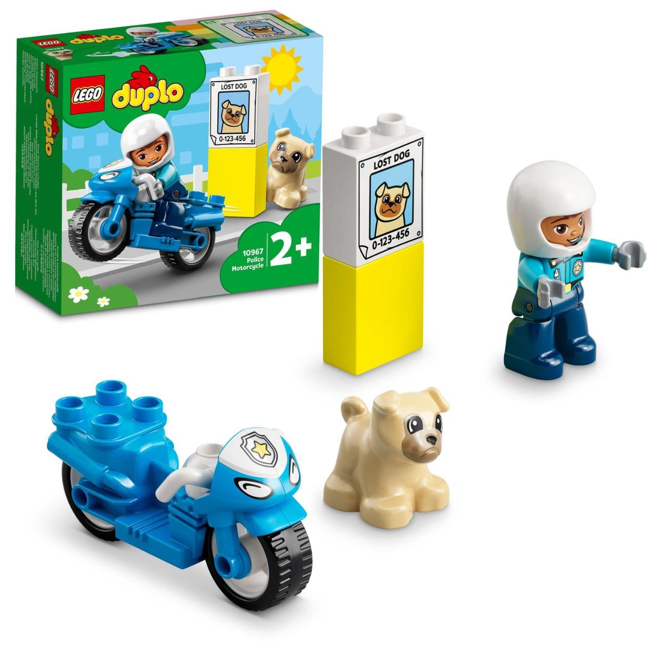 LEGO DUPLO, Motocicleta de politie, numar piese 5, varsta 2+