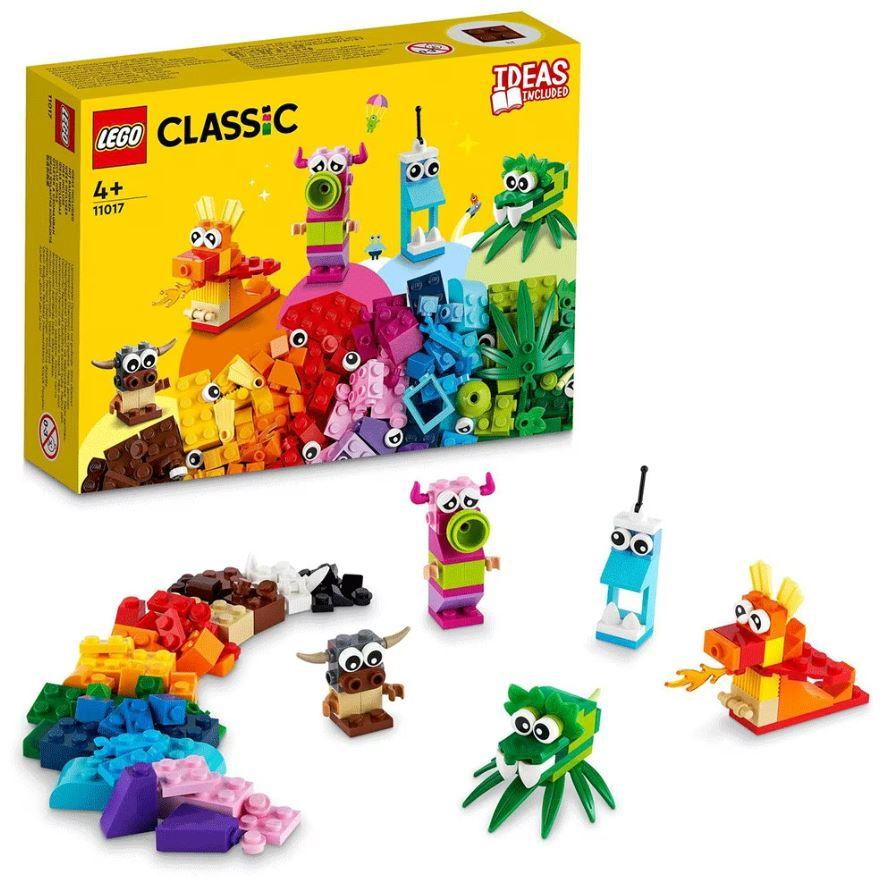 LEGO Classic, Monstri creativi, numar piese 140, varsta 4+