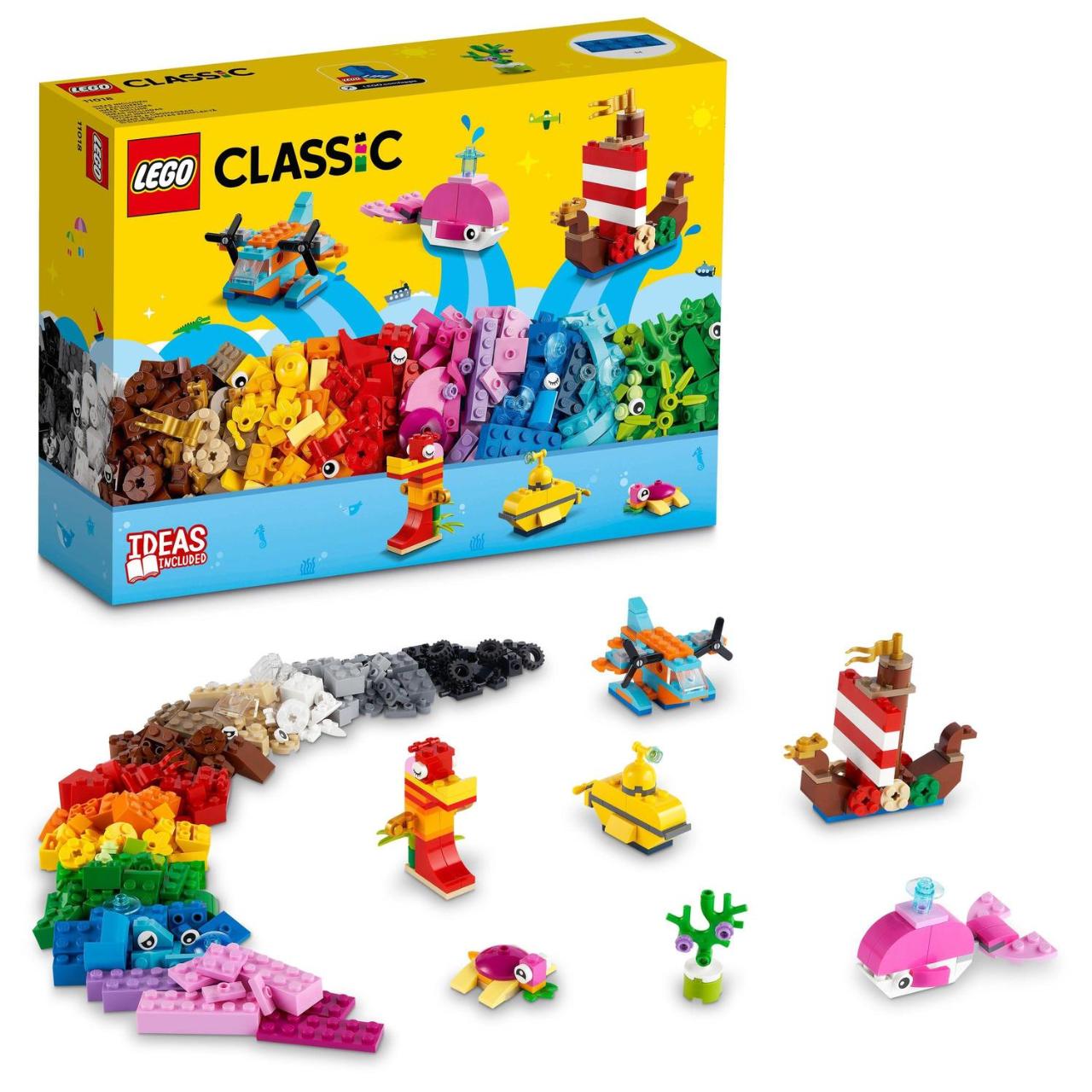 LEGO Classic, Distractie creativa in ocean, numar piese 333, varsta 4+