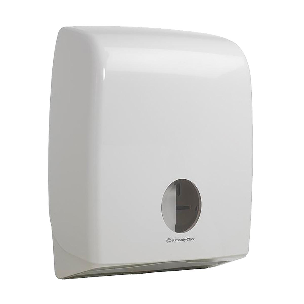 Dispenser Kimberly-Clark Aquarius, alb,  dublu pentru hartie igienica