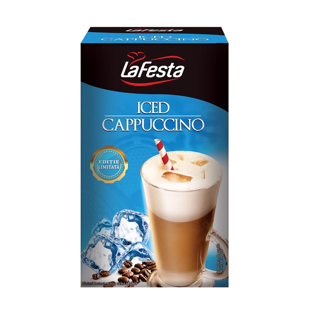 Cafea solubila La Festa, Iced Cappucino, plicuri 8x18g