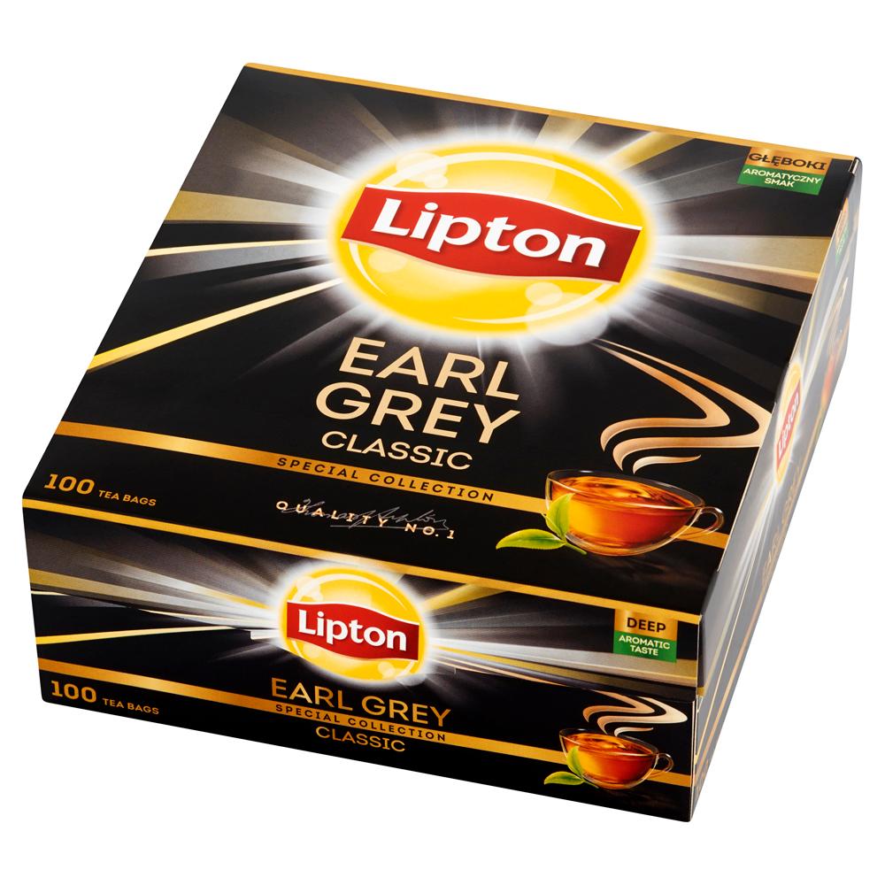 Ceai Lipton, Early Grey, 100 bucati/cutie